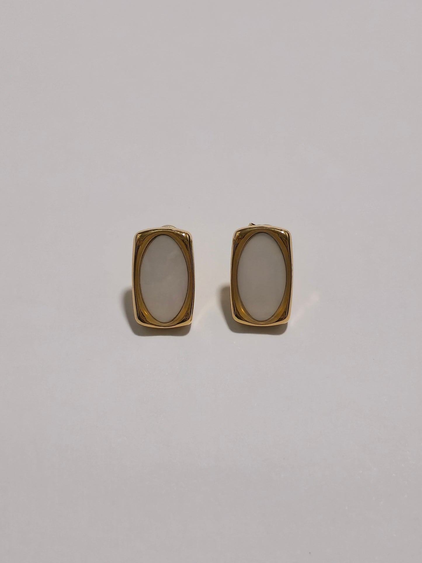 Brincos Pedra Marfim