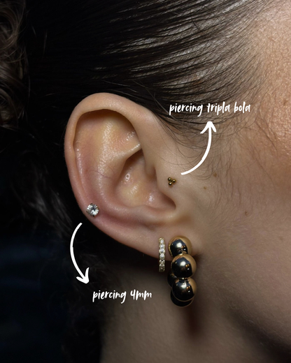 Piercing com Brilhante